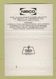 Matchbook Cover - Nibco Atlanta GA Piping Products 40 Strike