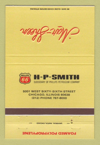 Matchbook Cover - Phillips 66 oil gas Chicago IL Polypropylene 40 Strike