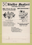 Matchbook Cover - Strike Market Bowling Lee's Summit MO billiards 40 Strike