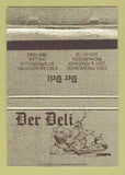 Matchbook Cover - Der Deli Richardson Dallas TX 40 Strike