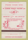 Matchbook Cover - Pitt Industrial Diamond Products North Huntingdon PA 40 Strike