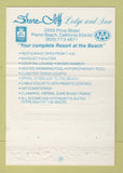 Matchbook Cover - Shore Cliff Lodge Pismo Beach CA 40 Strike