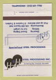 Matchbook Cover - H&H Steel Processing Cincinnati OH 40 Strike