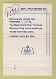 Matchbook Cover - H&H Steel Processing Cincinnati OH 40 Strike
