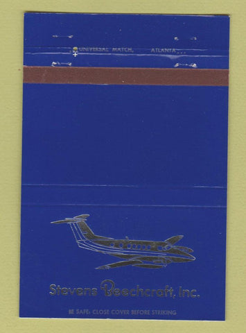 Matchbook Cover - Stevens Beachcraft Airplanes Greenville SC 40 Strike
