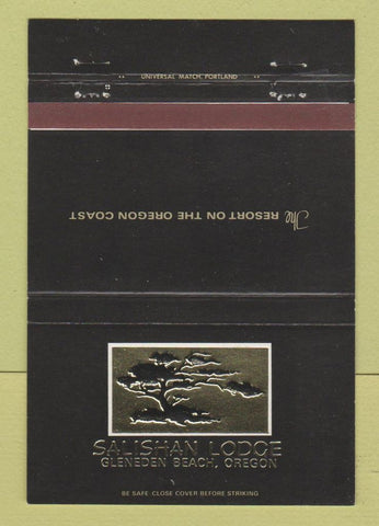 Matchbook Cover - Salishan Lodge Gleneden Beach OR 40 Strike