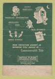 Matchbook Cover - Robert Wilson Camden Wildwood NJ Title Insurance 40 Strike
