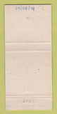 Matchbook Cover - Churrascaria Jardin Restaurant Rio De Janeiro Brazil 30 Strike