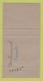 Matchbook Cover - Dutch Drive In Motel Restaurant near Fredericton NB 30 Strike