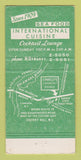 Matchbook Cover - Cinelli's Country House Cherry Hill NJ 30 Strike