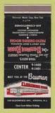 Matchbook Cover - Bauman Restaurant Verona NJ 30 Strike
