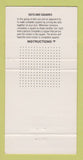 Matchbook Cover - Diana Restaurant Midland ON 30 Strike
