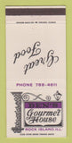Matchbook Cover - Ben's Gourmet House Rock Island IL 30 Strike