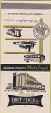 Matchbook Cover - First Federal Bank Ft Lauderdale FL 30 Strike