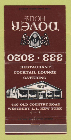Matchbook Cover - Dover House Restaurant Westbury LI NY 30 Strike