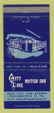 Matchbook Cover - City Line Motor Inn Philadelphia PA 30 Strike