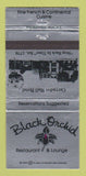 Matchbook Cover - Black Orchid Restaurant Annandale VA Leesburg WEAR 30 Strike
