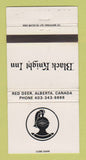 Matchbook Cover - Black Knight Inn Red Deer AB WEAR 30 Strike