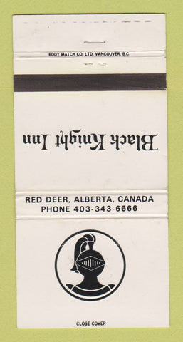 Matchbook Cover - Black Knight Inn Red Deer AB WEAR 30 Strike