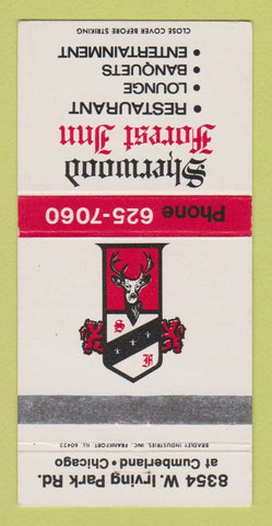 Matchbook Cover - Sherwood Forest Inn Chicago IL WEAR 30 Strike