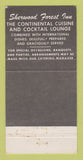 Matchbook Cover - Sherwood Forest Inn Chicago IL WEAR 30 Strike
