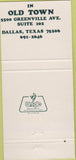Matchbook Cover - Ichabod's Restaurant Dallas TX 30 Strike