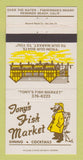 Matchbook Cover - Tony's Fish Market Redondo Beach CA 30 Strike