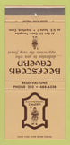 Matchbook Cover - Beefsteak Tavern Branford CT 30 Strike