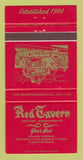 Matchbook Cover - Red Tavern Restaurant Methuen MA 30 Strike