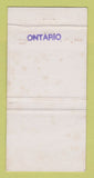 Matchbook Cover - 27 Tavern Restaurant Etobicoke ON 30 Strike