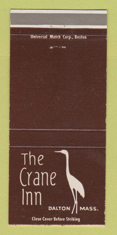 Matchbook Cover - Crane Inn Dalton MA 30 Strike