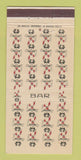 Matchbook Cover - Crazy Rabbit Bar Rio De Janeiro Brazil 30 Strike