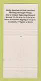 Matchbook Cover - 42nd Street Restaurant Palo Alto CA 30 Strike