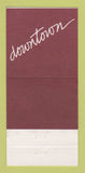 Matchbook Cover - Dailey's Restaurant Bar Atlanta GA 30 Strike