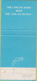 Matchbook Cover - First Citizens Bank North Carolina 30 Strike