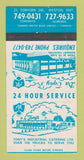 Matchbook Cover - Tony's Industrial Catering Weston ON 30 Strike