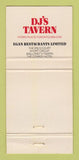 Matchbook Cover - DJ's Tavern Toronto ON Hydro Place 30 Strike