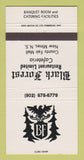 Matchbook Cover - Black Forest Restaurant New Minas NS WEAR 30 Strike