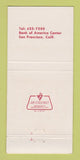 Matchbook Cover - Carnelian Room San Francisco CA 30 Strike