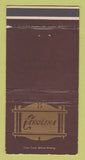 Matchbook Cover - The Carolina Calgary AB WEAR 30 Strike
