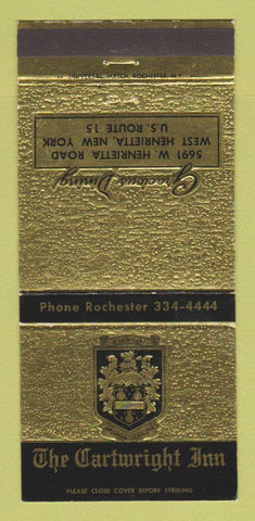 Matchbook Cover - Cartwright Inn West Henrietta NY 30 Strike