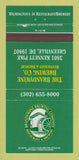 Matchbook Cover - Brandywine Brewing Company Greenville DE 30 Strike