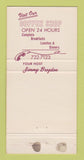 Matchbook Cover - 101 Club Oceanside CA 30 Strike