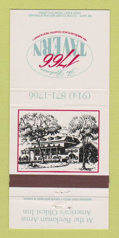 Matchbook Cover - Beekman Tavern Rhinebeck NY New York City 30 Strike