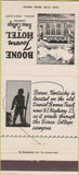 Matchbook Cover - Boone Tavern Hotel Berea KY 30 Strike