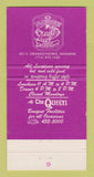 Matchbook Cover - Arnold's Restaurant Queen Long Beach CA 30 Strike