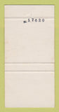 Matchbook Cover Queen's Pizzeria Spaghetti House Brampton ON BLUE WEAR 30 Strike