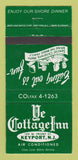 Matchbook Cover - Ye Cottage Inn Keyport NJ 30 Strike