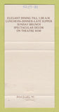Matchbook Cover - Rose Bud's English Pub San Francisco CA 30 Strike