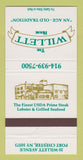 Matchbook Cover - Willett House Restaurant Port Chester NY 30 Strike